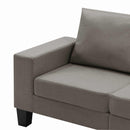 Sofa Gråbrun 2-sædet Stof