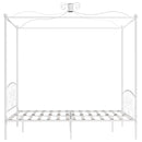 sengestel til himmelseng 180 x 200 cm metal hvid