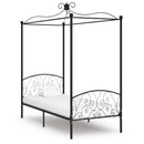 sengestel til himmelseng 90 x 200 cm metal sort