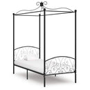 sengestel til himmelseng 100 x 200 cm metal sort