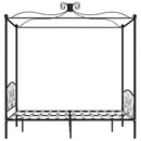 sengestel til himmelseng 140 x 200 cm metal sort