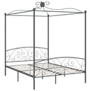 sengestel til himmelseng 160 x 200 cm metal grå