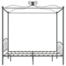 sengestel til himmelseng 180 x 200 cm metal grå