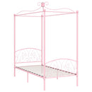 sengestel til himmelseng 90 x 200 cm metal pink