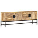 tv-skab 140x30x50 cm massivt mangotræ