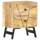 sengebord 40x30x50 cm massivt mangotræ