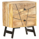 sengebord 40x30x50 cm massivt mangotræ