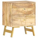sengebord 40x30x50 cm massivt mangotræ