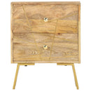 sengebord 40x30x50 cm massivt mangotræ