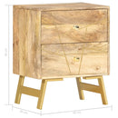 sengebord 40x30x50 cm massivt mangotræ