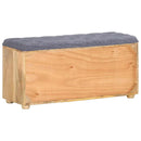 entrébænk 100x35x47 cm massivt mangotræ