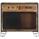 skænk 80x31x71 cm massivt ru mangotræ