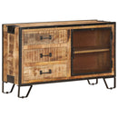 skænk 100x31x60 cm massivt ru mangotræ