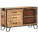 skænk 100x31x60 cm massivt ru mangotræ