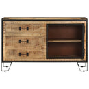 skænk 100x31x60 cm massivt ru mangotræ