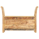 entrébænk 103x33x72 cm massivt mangotræ