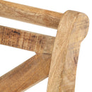 entrébænk 103x33x72 cm massivt mangotræ