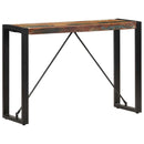 konsolbord 110x35x76 cm massivt genbrugstræ