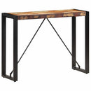 konsolbord 110x35x76 cm massivt genbrugstræ