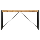 konsolbord 150x35x76 cm massivt mangotræ