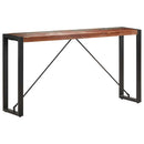konsolbord 150 x 35 x 76 cm massivt genbrugstræ