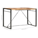 barbord 180 x 90 x 110 cm massivt akacietræ