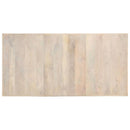 spisebord 180 x 90 x 76 cm massivt afbleget mangotræ