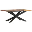 spisebord 180 x 90 x 76 cm massivt genbrugstræ