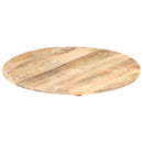 bordplade 15-16 mm rund 40 cm massivt mangotræ