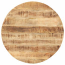 bordplade 15-16 mm rund 50 cm massivt mangotræ