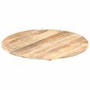 bordplade 15-16 mm rund 50 cm massivt mangotræ