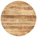 bordplade 15-16 mm rund 70 cm massivt mangotræ