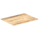 bordplade 15-16 mm 70x60 cm massivt mangotræ