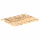 bordplade 15-16 mm 80x70 cm massivt mangotræ