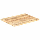 bordplade 25-27 mm 80x60 cm massivt mangotræ