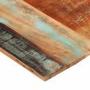 bordplade 60x140 cm 15-16 mm rektangulær massivt genbrugstræ