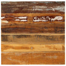 firkantet bordplade 70x70 cm 15-16 mm massivt genbrugstræ