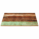 bordplade 80x80 cm 15-16 mm firkantet massivt genbrugstræ