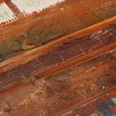 bordplade 80x80 cm 15-16 mm firkantet massivt genbrugstræ