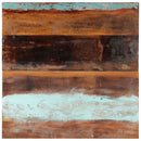 bordplade 80x80 cm 25-27 mm firkantet massivt genbrugstræ
