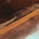 bordplade 80x80 cm 25-27 mm firkantet massivt genbrugstræ