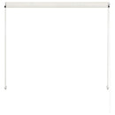 foldemarkise 100x150 cm cremefarvet