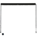 foldemarkise med LED 250x150 cm antracitgrå
