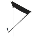 foldemarkise med LED 250x150 cm antracitgrå