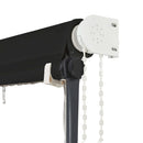 foldemarkise med LED 250x150 cm antracitgrå