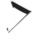 foldemarkise med LED 300x150 cm antracitgrå