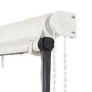 foldemarkise med LED 350x150 cm cremefarvet