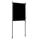 udendørs rullegardin 100x270 cm antracitgrå