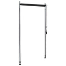 udendørs rullegardin 100x270 cm antracitgrå