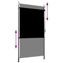 udendørs rullegardin 120x270 cm antracitgrå